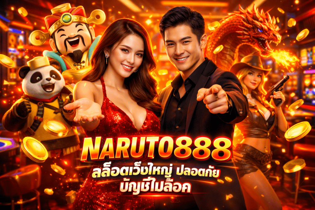 NARUTO888 สล็อตเว็บใหญ่ ปลอดภัย บัญชีไม่ล็อค